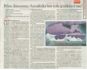 Is the path to Antarctica opening up for our scientific world? Bayram Öztürk - Cumhuriyet Science and Technology