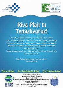 Riva Plajı’nı Temizledik