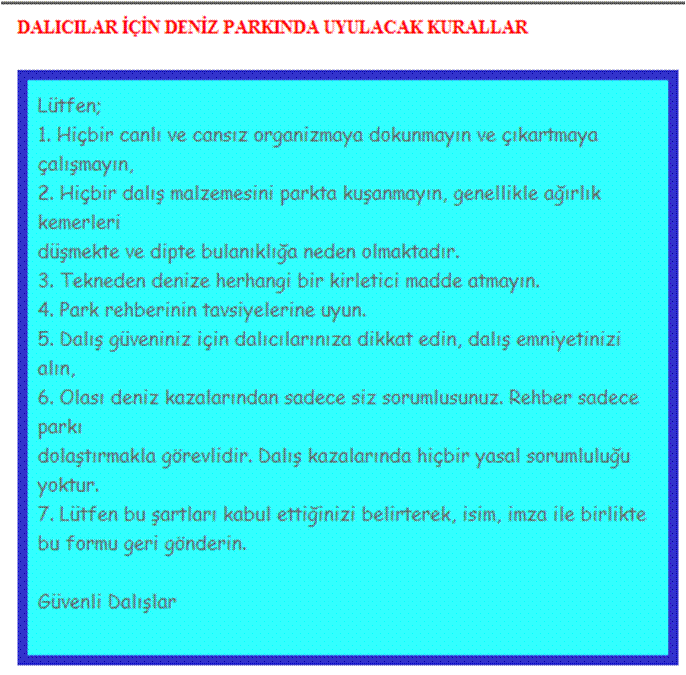 Gökçeada Marine Park