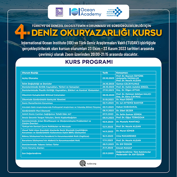 Deniz Okuryazarlığı Kursu